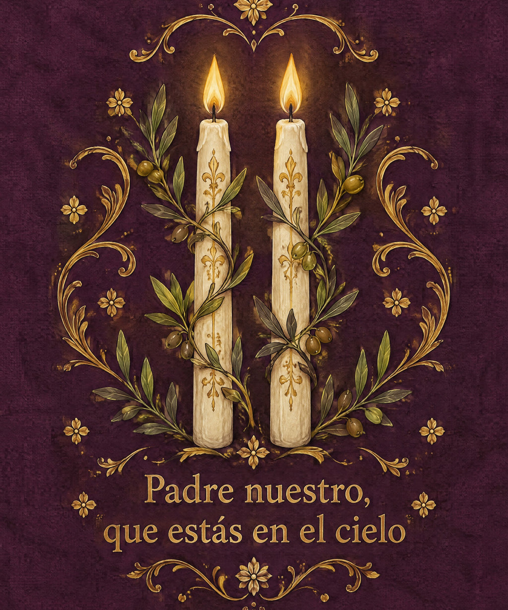 Padre nuestro,
que estás en el cielo blanket, full design