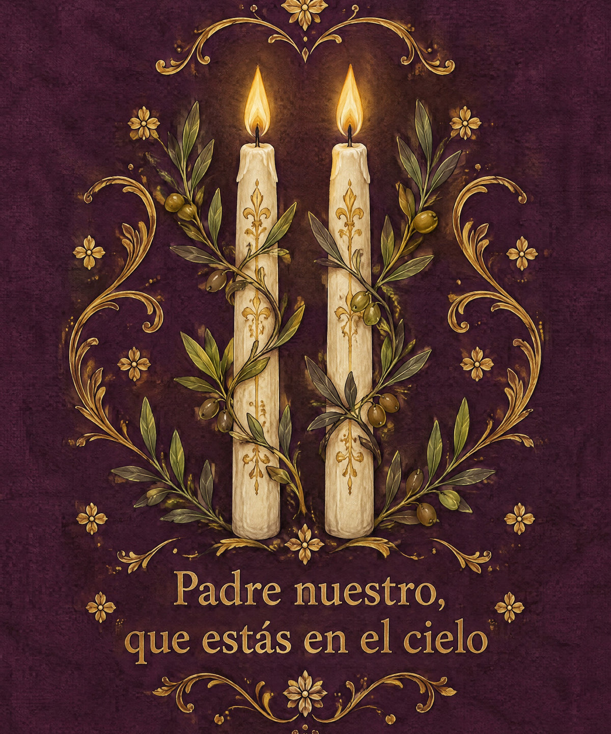 Padre nuestro,
que estás en el cielo blanket, full design