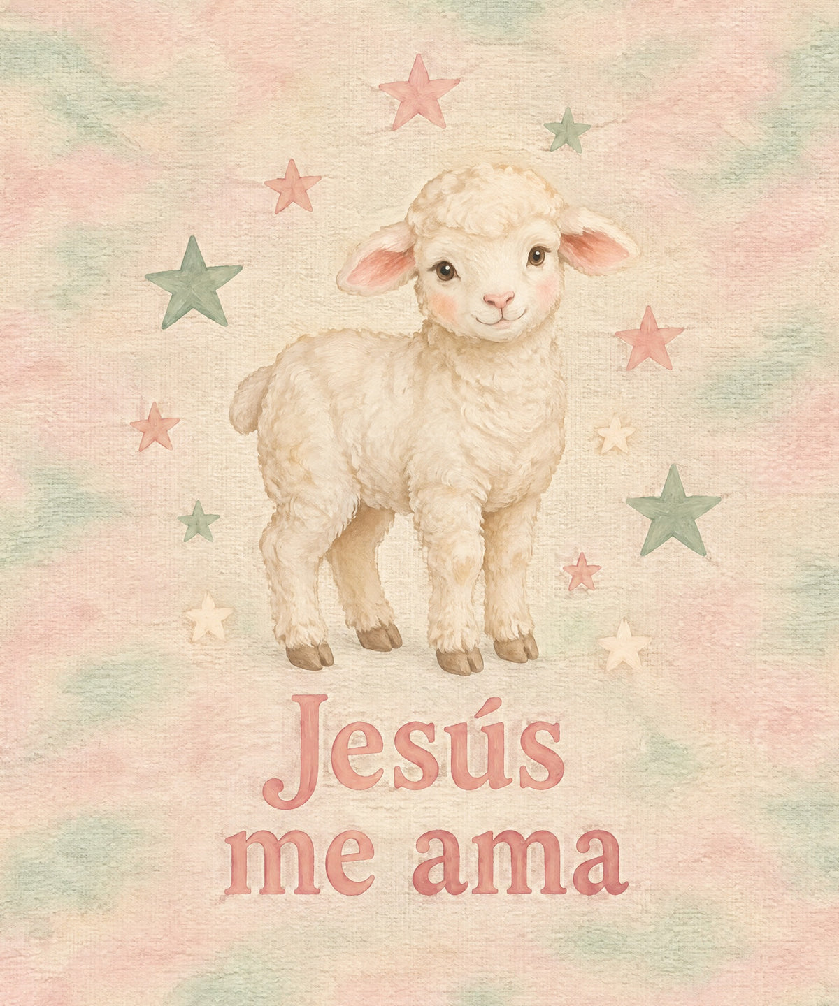 Jesús
me ama blanket, full design