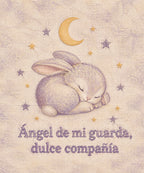 Ángel de mi guarda,
dulce compañía blanket, full design