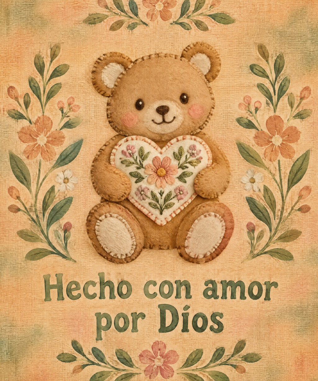 Hecho con amor
por Dios blanket, full design