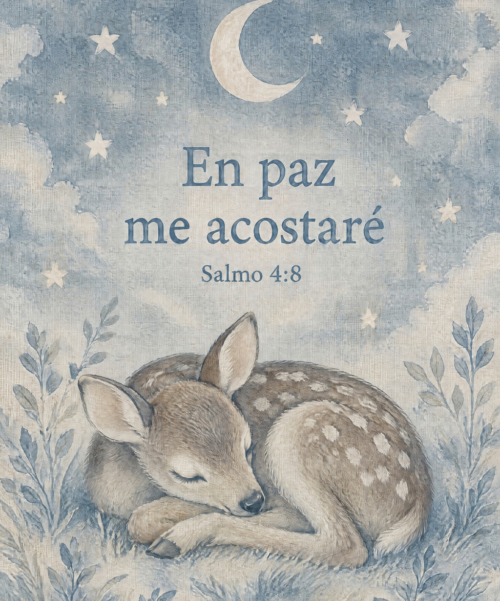 En paz
me acostaré blanket, full design