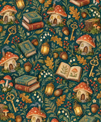 Woodland Story Keys blanket, full design