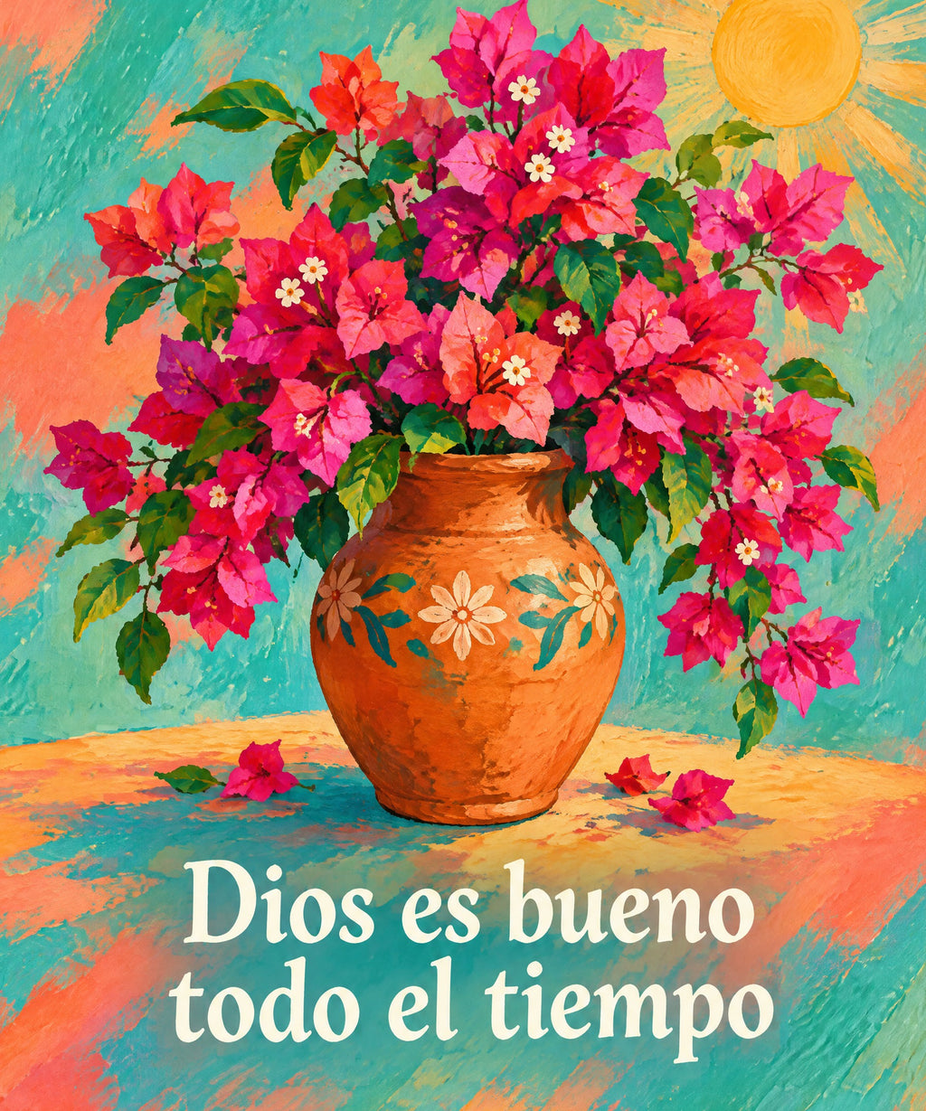 Dios es bueno
todo el tiempo blanket, full design