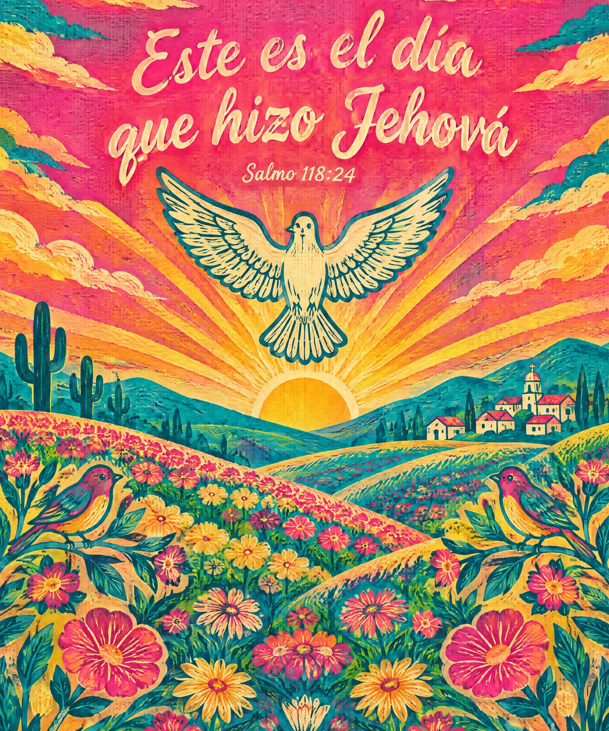 Este es el día
que hizo Jehová blanket, full design