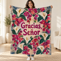 Gracias,
Señor blanket, held open