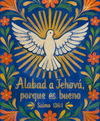 Alabad a Jehová,
porque es bueno blanket, full design