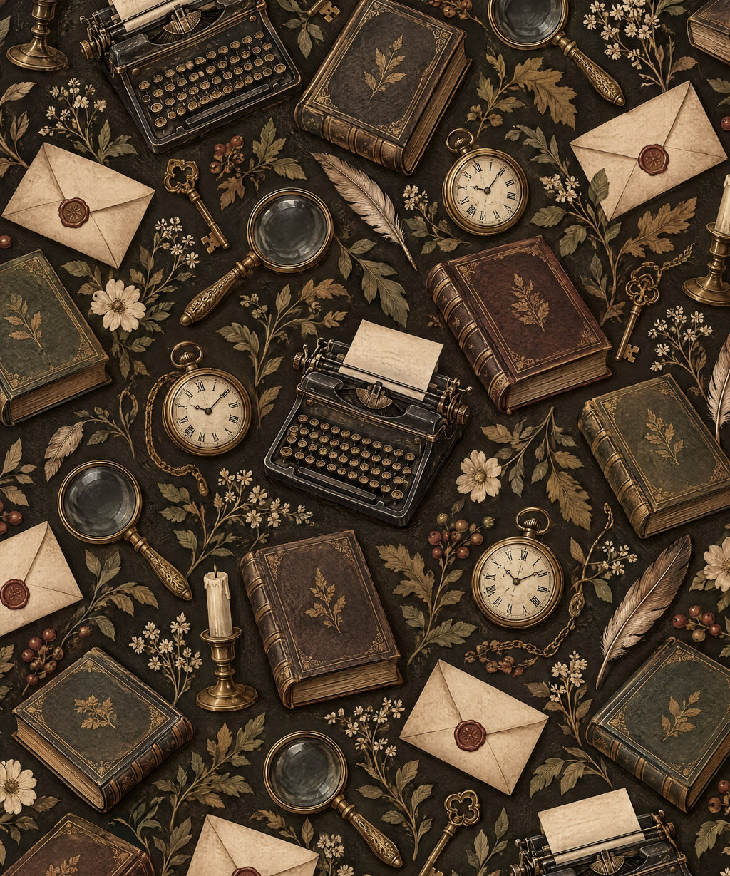 The Detective's Archive blanket, full design