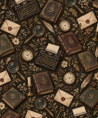 The Detective's Archive blanket, full design
