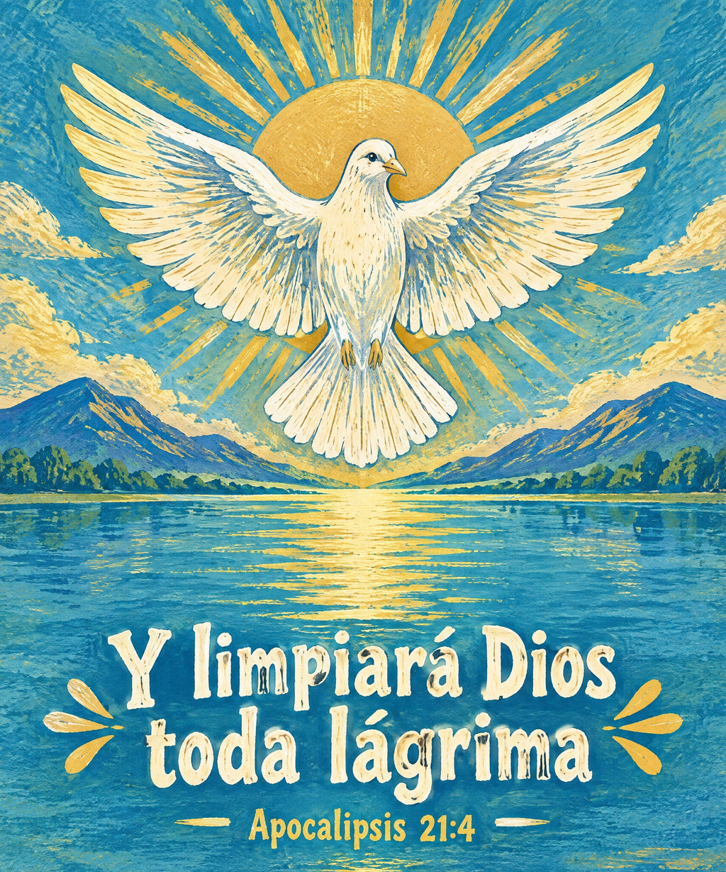 Y limpiará Dios
toda lágrima blanket, full design