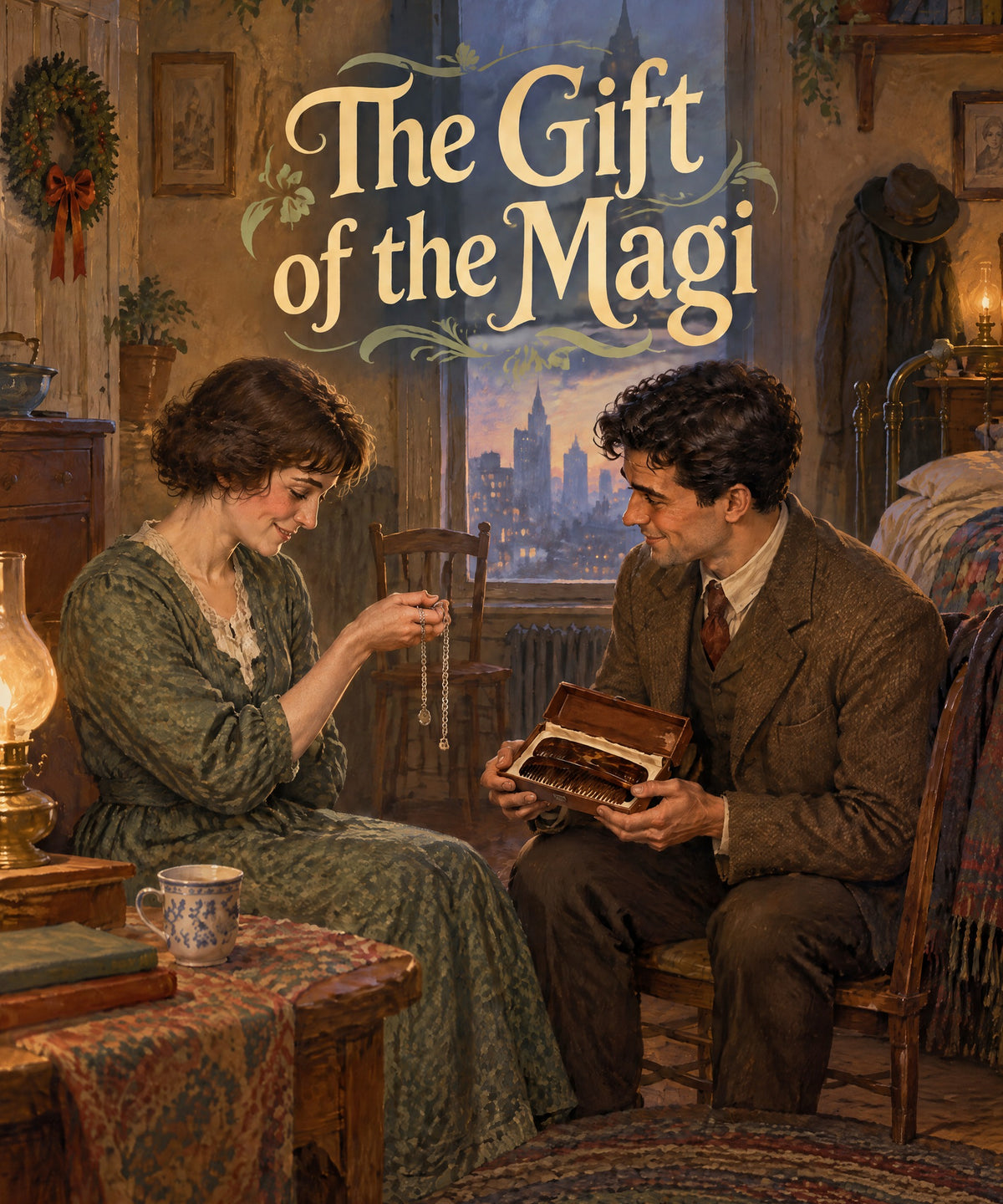 The Gift of the Magi blanket, full design