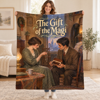 The Gift of the Magi blanket, held open