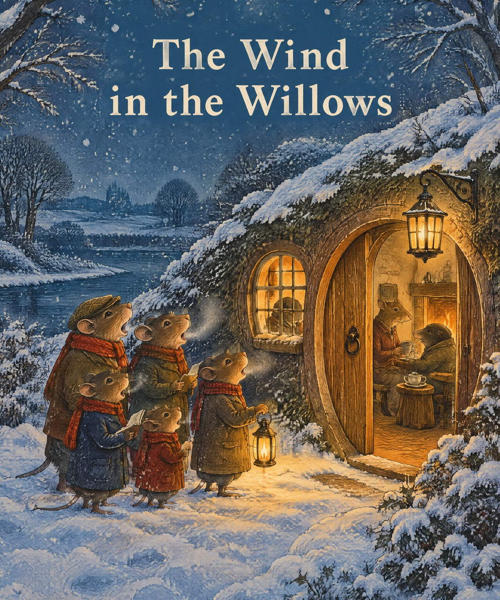The Wind in the Willows blanket, full design