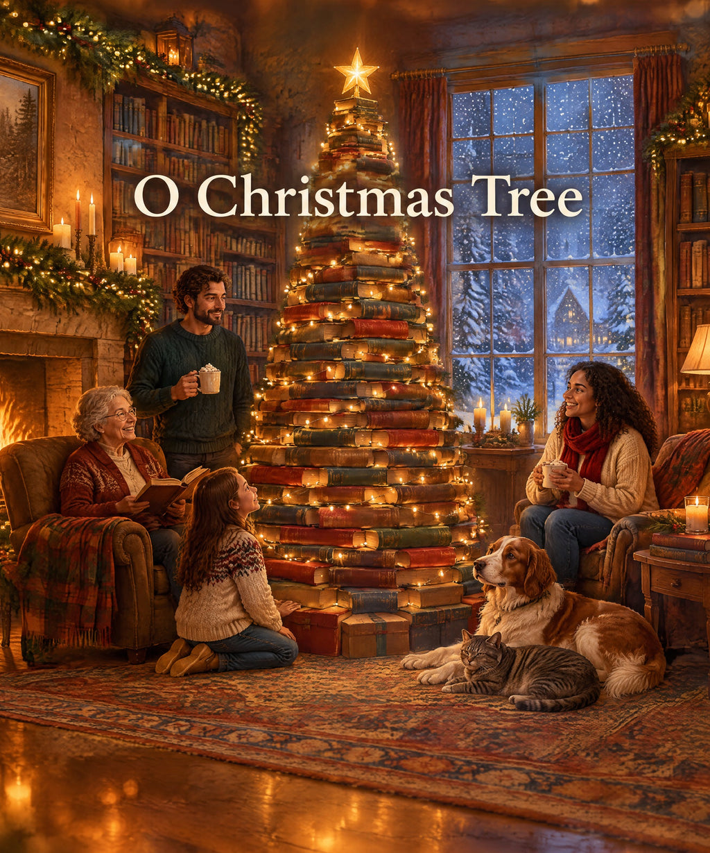 O Christmas Tree blanket, full design