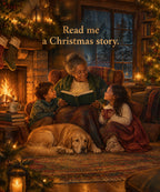 Read me a Christmas story. blanket, full design