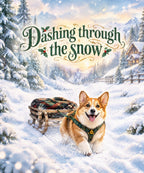 Dashing through the snow blanket, full design