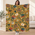 The Vintage Sleuth blanket, held open