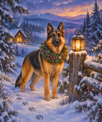 Shepherd at Dusk blanket, full design