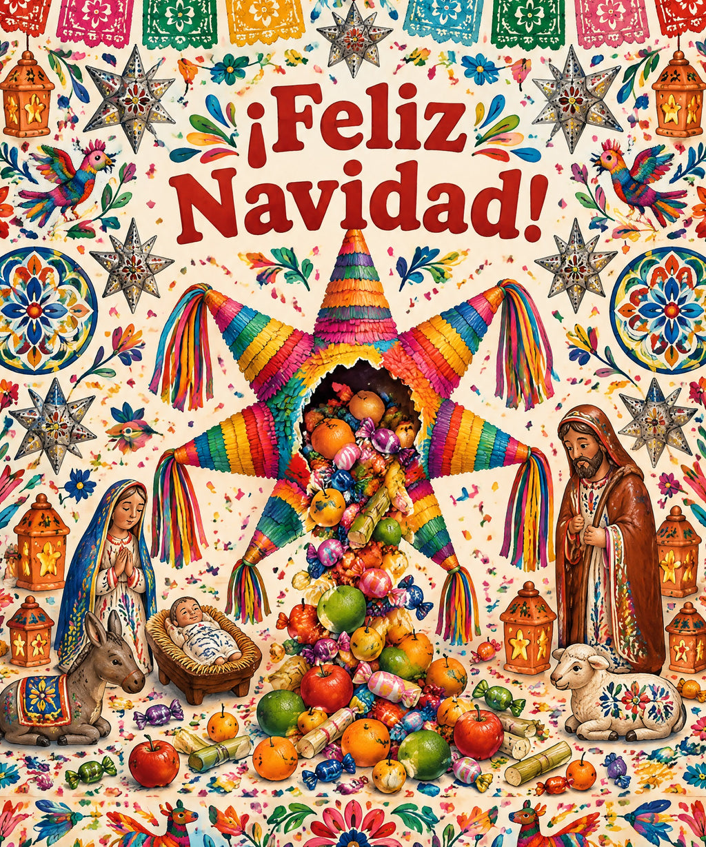 ¡Feliz Navidad! blanket, full design