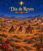 Día de Reyes blanket, full design