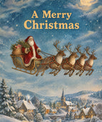 A Merry Christmas blanket, full design