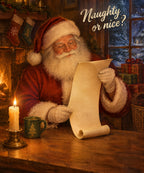Naughty or nice? blanket, full design