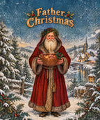 Father Christmas blanket, full design