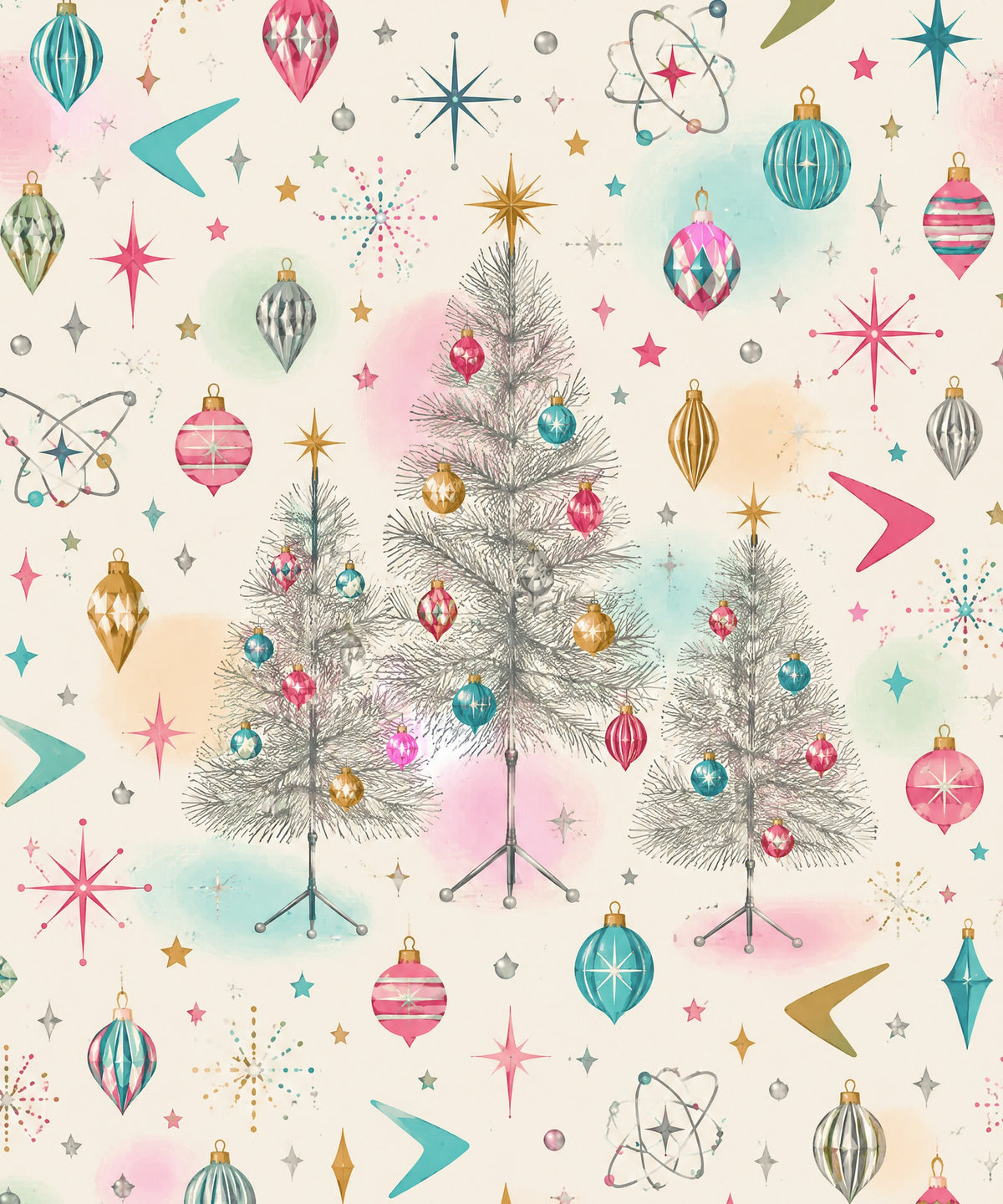Aluminum Christmas Tree blanket, full design
