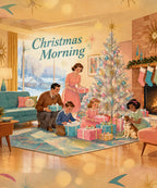 Christmas Morning blanket, full design