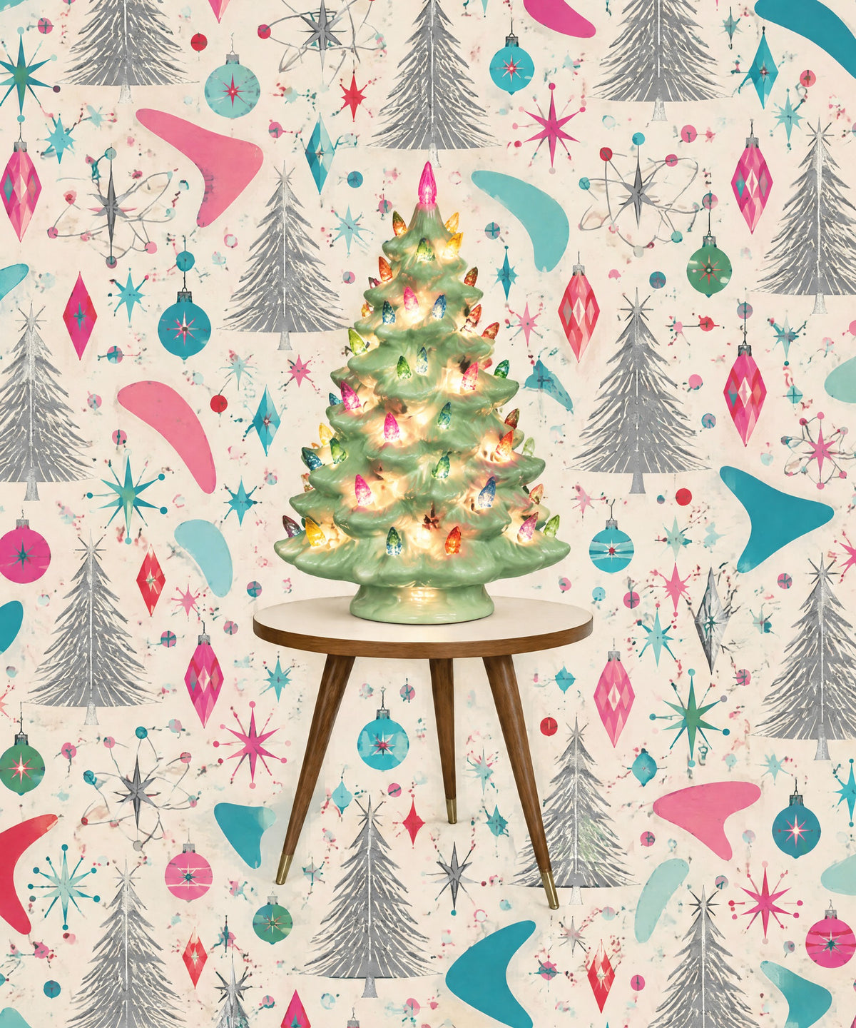 Glowing Ceramic Tree blanket, full design