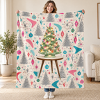 Glowing Ceramic Tree blanket, held open