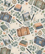 Postcards Between Pages blanket, full design