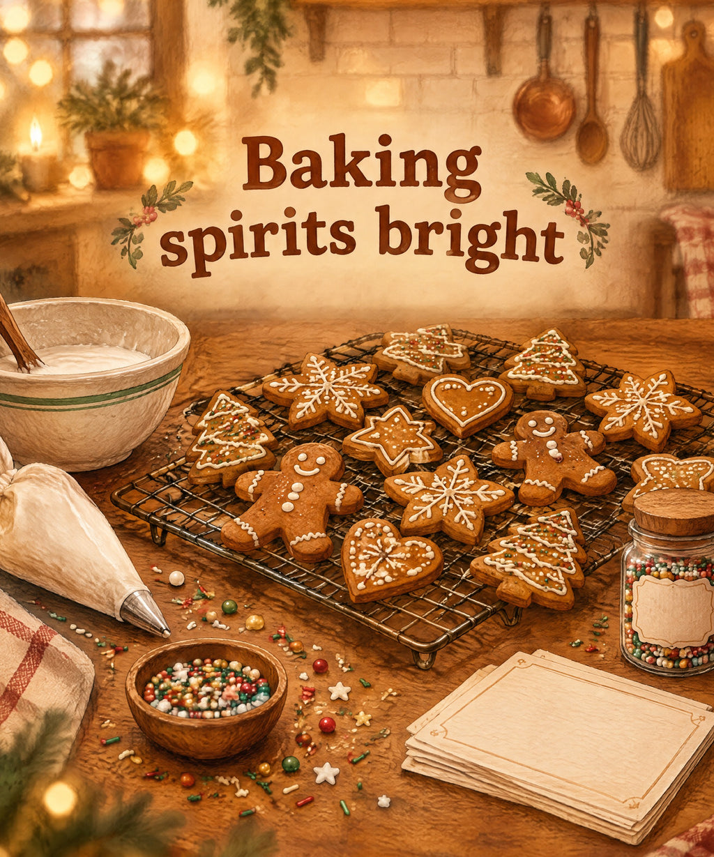 Baking spirits bright blanket, full design