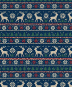 Nordic Winter Knit blanket, full design