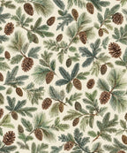 Cream Pinecones blanket, full design