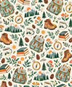 Little Adventure Books blanket, full design
