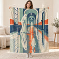 The Night Watch Janitor blanket, held open