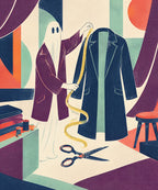 The Invisible Tailor blanket, full design