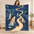 The Phantom Road Crew blanket, held open