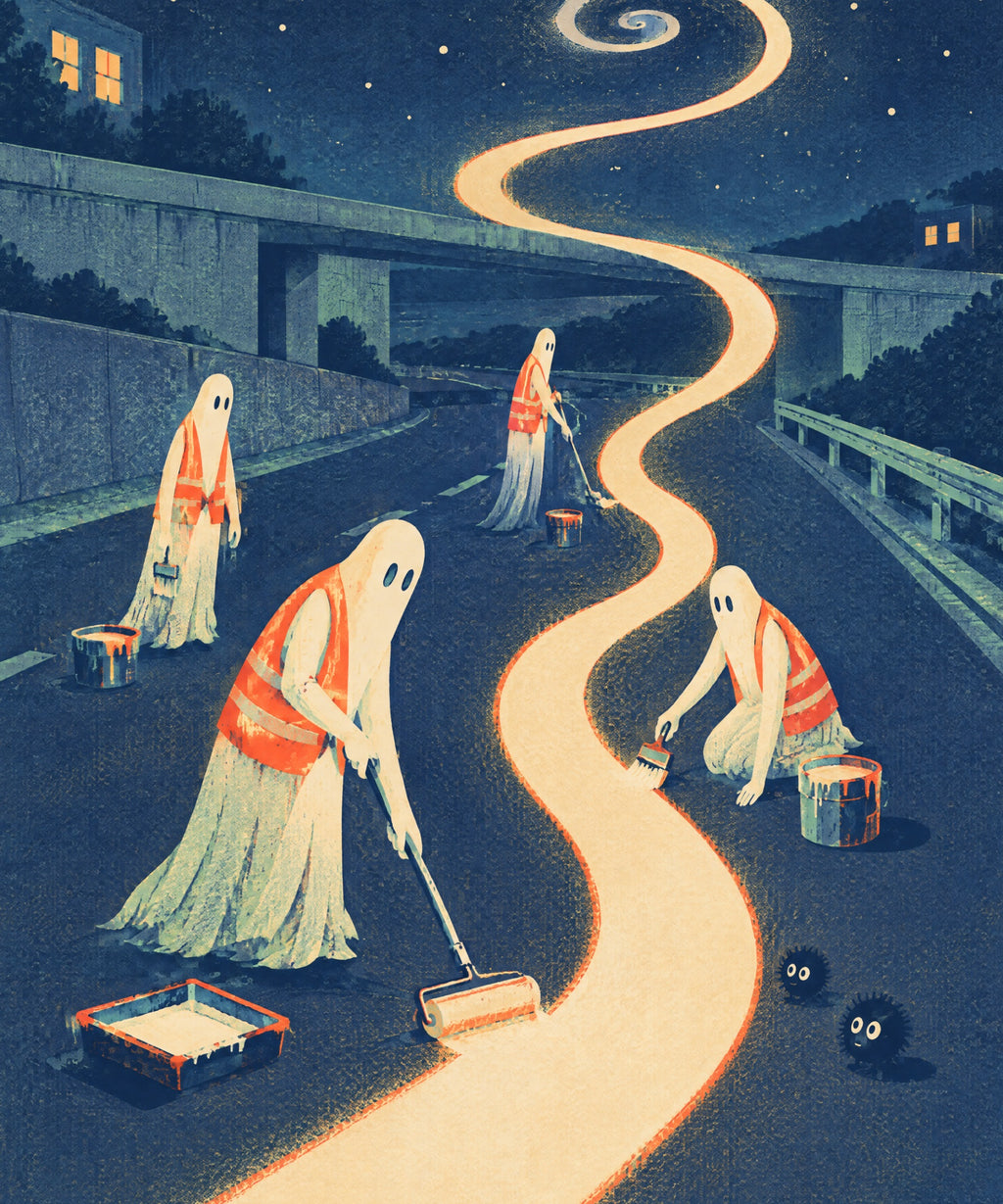 The Phantom Road Crew blanket, full design