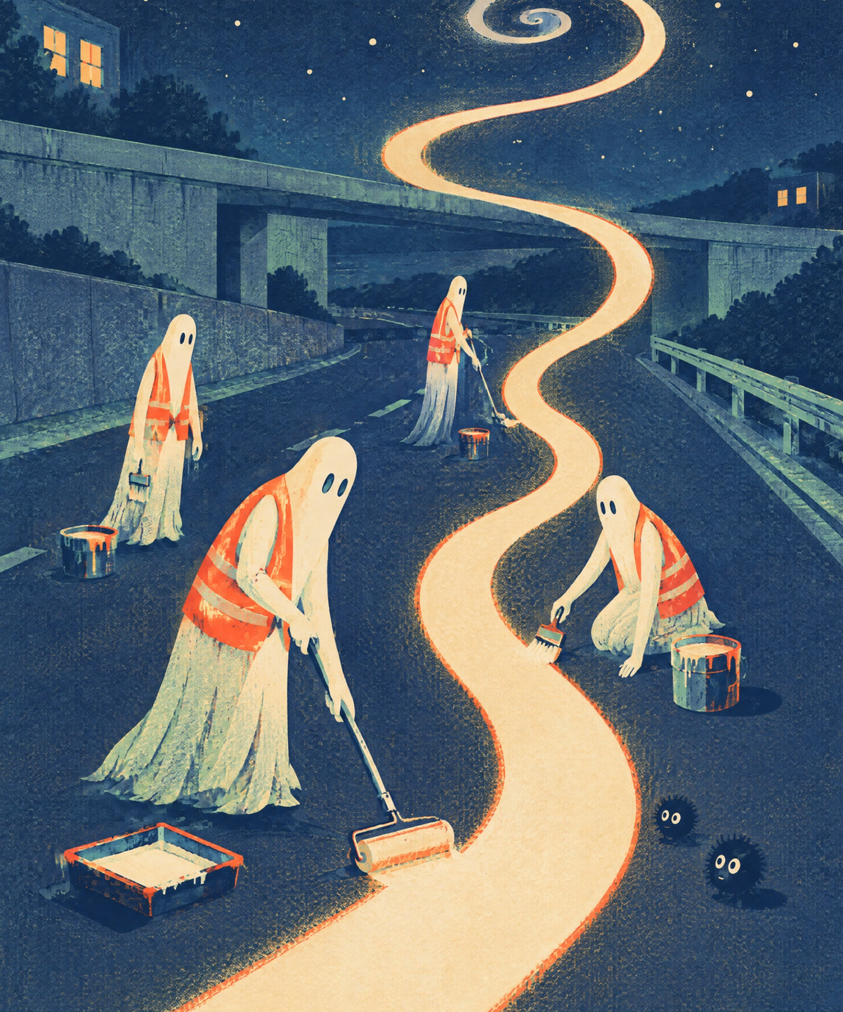 The Phantom Road Crew blanket, full design