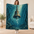 The Bell Below blanket, held open