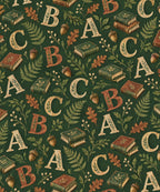 Woodland ABC blanket, full design