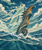 The Moonlit Figurehead blanket, full design