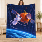 The Spectral Spacewalk blanket, held open