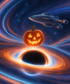The Black Hole Lantern blanket, full design