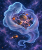 The Sleeping Space Giant blanket, full design