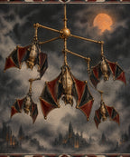 The Brass Bat Mobile blanket, full design
