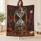 The Hourglass Engine blanket, held open