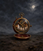 The Midnight Pocket Watch blanket, full design